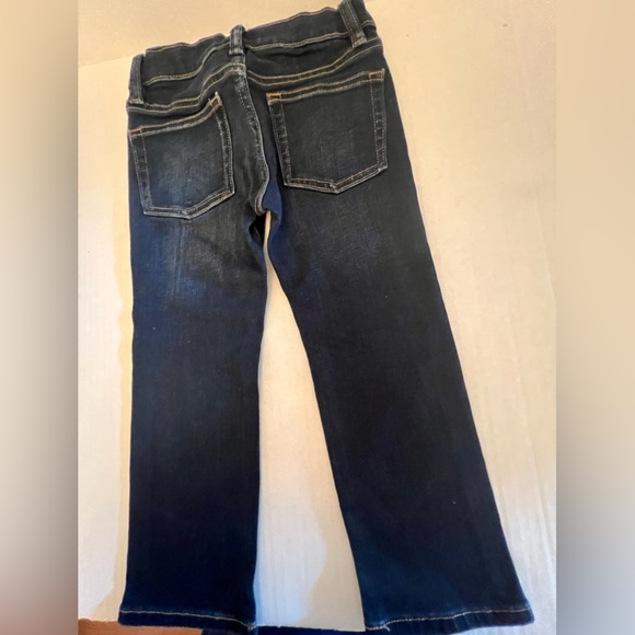 J. CREW -  BOYS CREW CUT SLIM JEANS SIZE 4 DARK DENIM - Picture 6 of 7